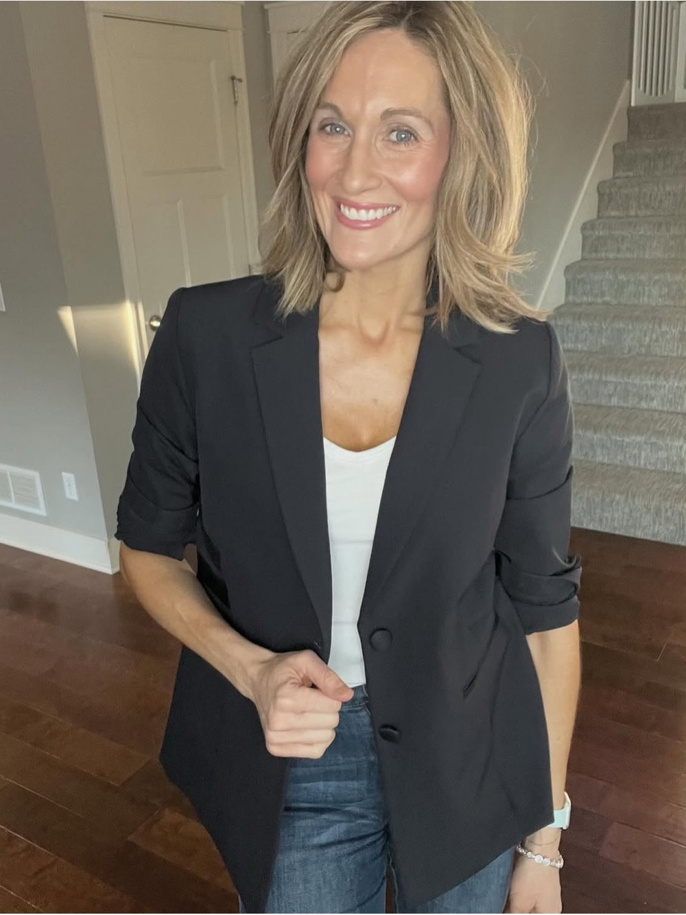 NEW! CABI Keynote Jacket, Dark Navy/Black, Size 8, Brand New in Bag GORGEOUS!